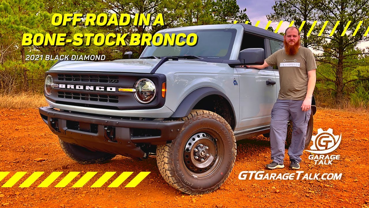 Внедорожник на BONE STOCK Bronco: Ford Bronco Black Diamond 2021 года