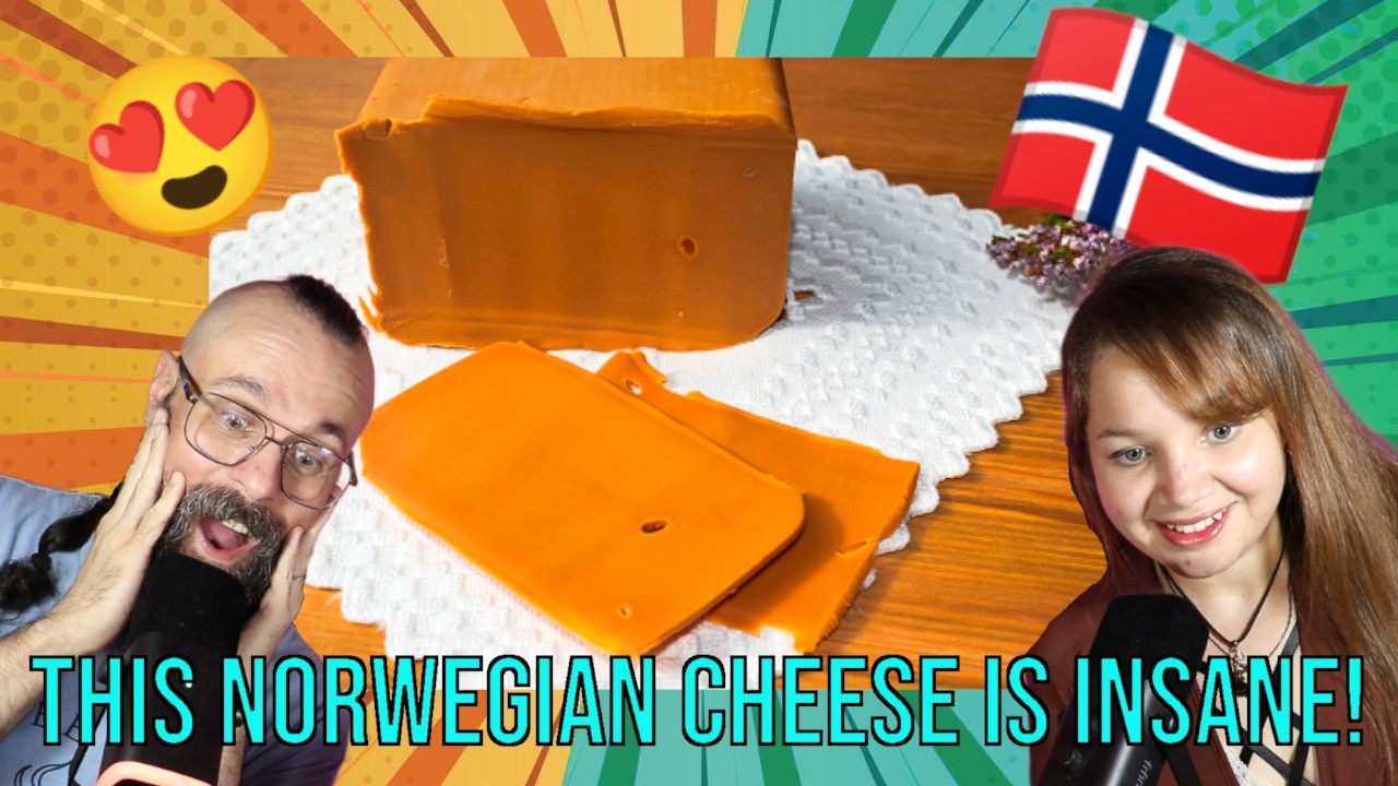 3rd WORLD PEOPLE REACT: NORWEGIAN BROWN CHEESE. TRYING BRUNOST FOR THE FIRST TIME | NORWAY REACTION