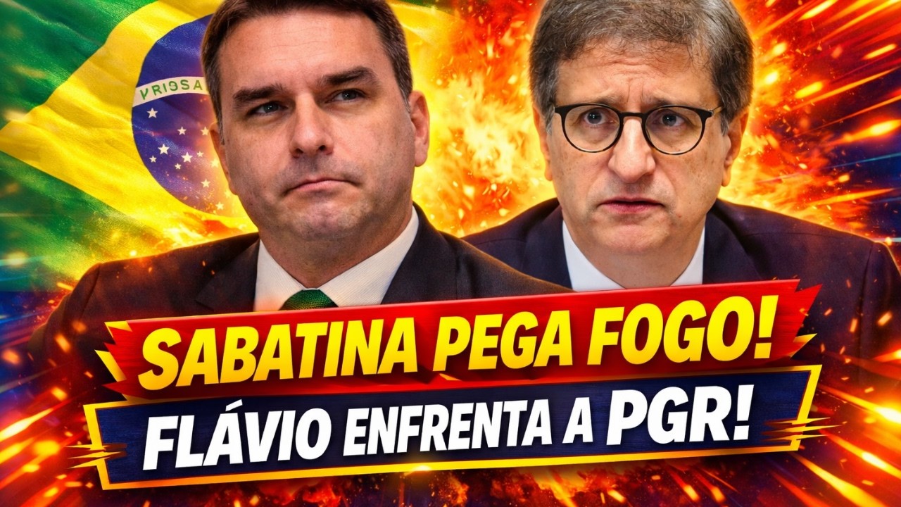 Flávio Bolsonaro confronta Paulo Gonet e cobra a PGR de Lula ao vivo
