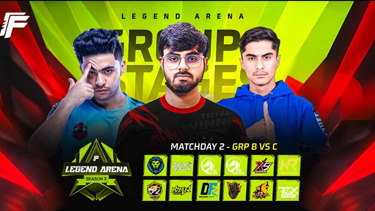 Legend Areena Season 3 Day 2 | B VS C CASTER  Fahsin Mahmud @X9officiall @FreeFireEsportsPakistan