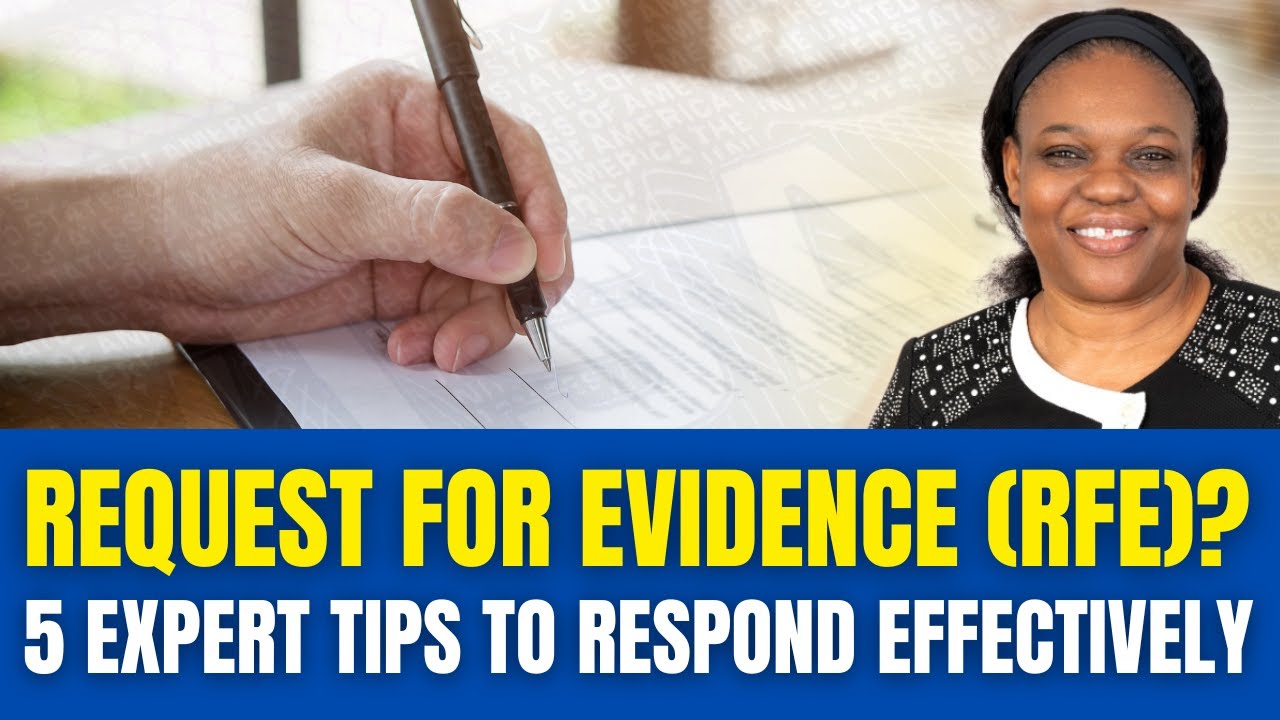 REQUEST FOR EVIDENCE! EB2/EB1A  7 EXPERTS TIPS TO RESPOND EFFECTIVELY!