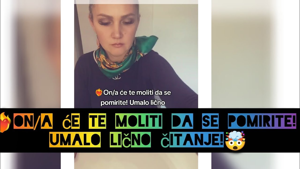 ❤️‍🔥On/a će te moliti da se pomirite! Umalo lično čitanje!🤯