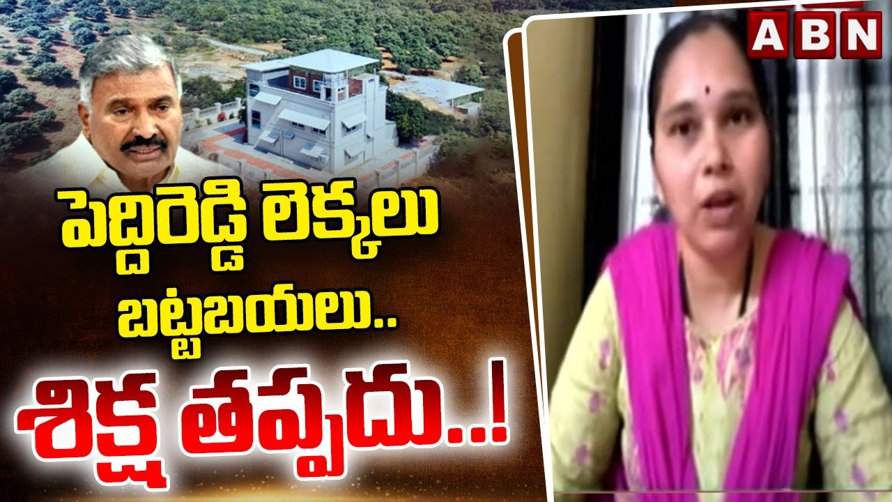 పెద్దిరెడ్డి లెక్కలు బట్టబయలు..శిక్ష తప్పదు..! | Janasena Rajini Sensational Comments On Peddireddy