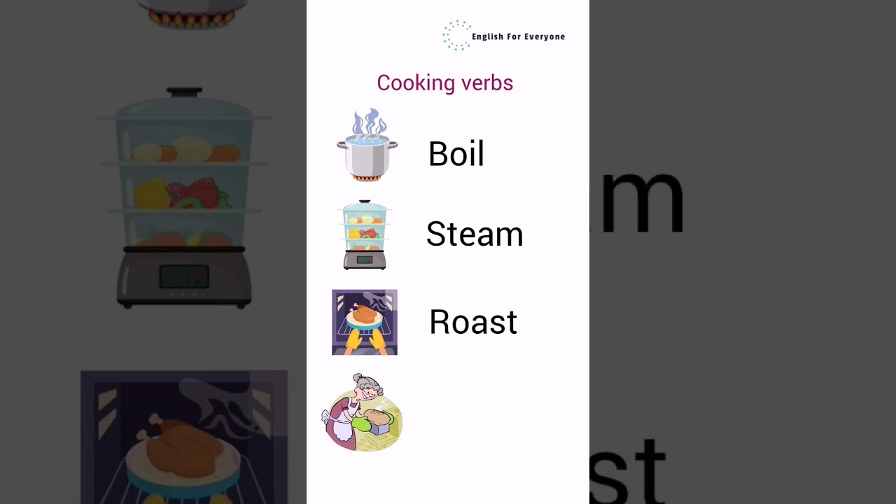 cooking vocabulary part2 #shorts #english  #englishforeveryone