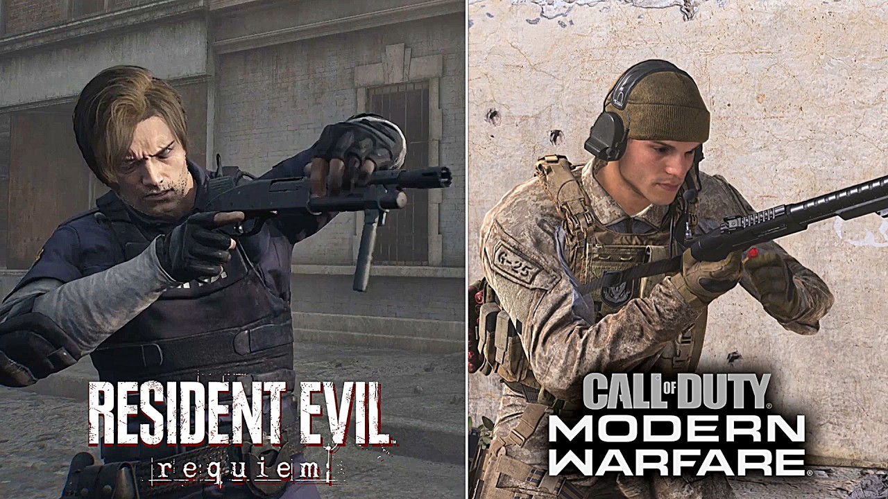 Resident Evil 9 vs Modern Warfare 2019 - Weapons' 3rd Person Reloads