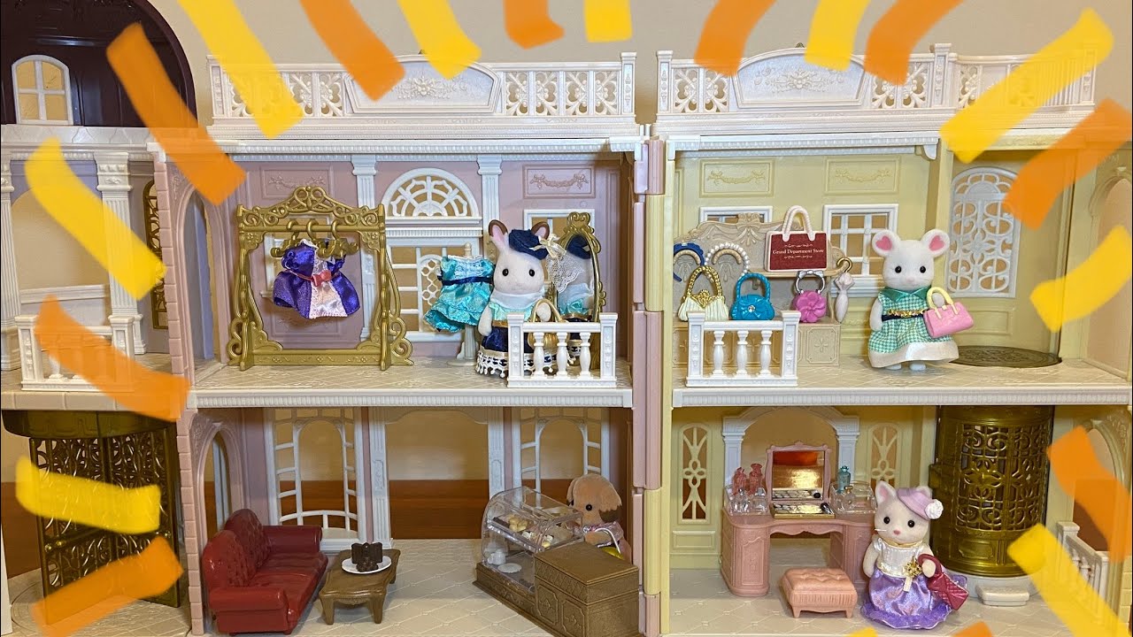 Grand Department Store Set Up! | Calico Critters | Sylvanian Families |