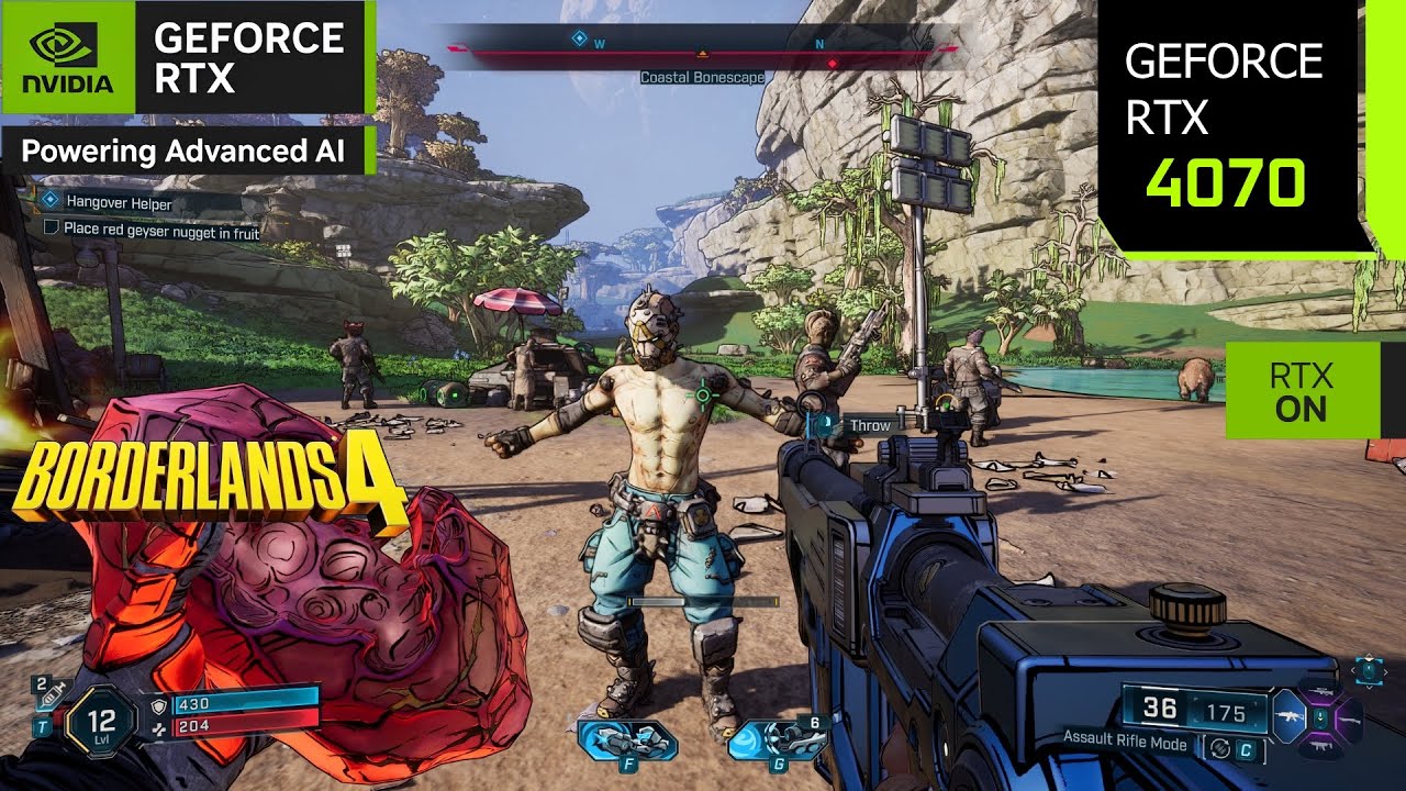 Borderlands 4 | RTX 4070 4K, 1440p, 1080p DLSS 4 Optimized Settings | i7 14700F | PC Performance