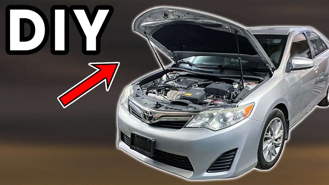 Как открыть и закрыть капот — Toyota Camry [2012-2017]