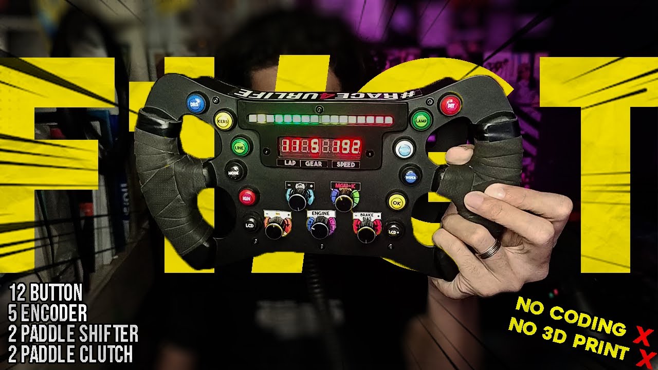 DIY F1/GT Steering Wheel Pakai STM32 Dan Arduino!? DIJUAL??