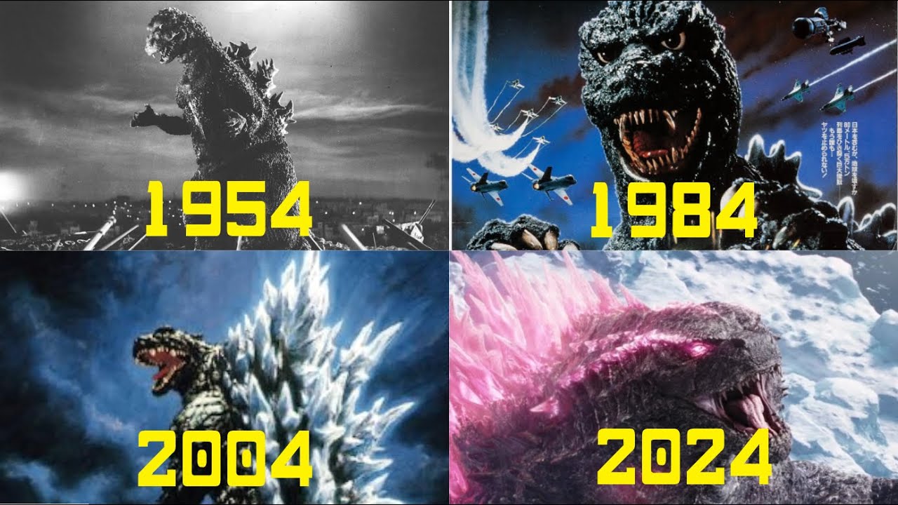 GODZILLA (1954 - 2024): 70-Year HISTORY and EVOLUTION of Godzilla's Roars