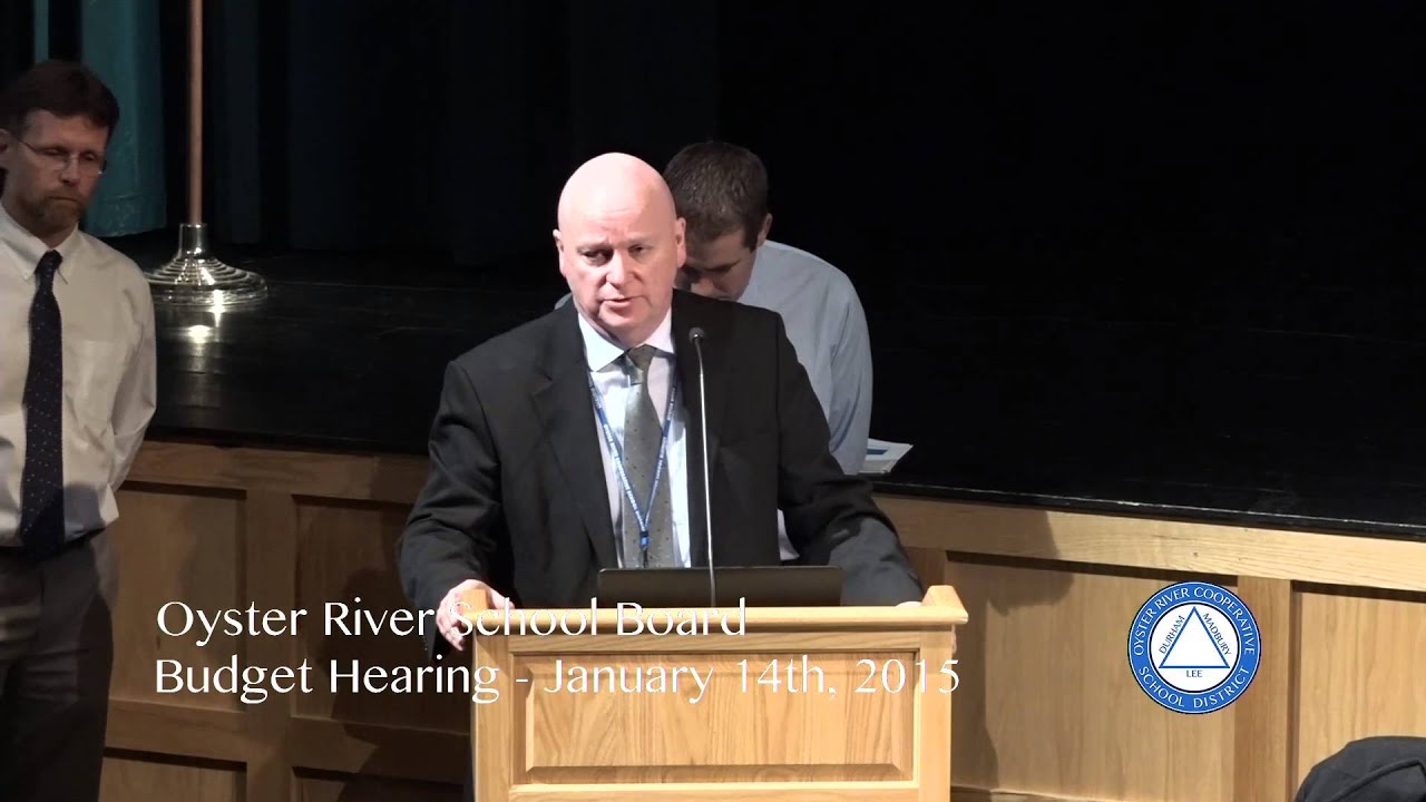 ORCSD Bond/Budget Hearing January 14th, 2015