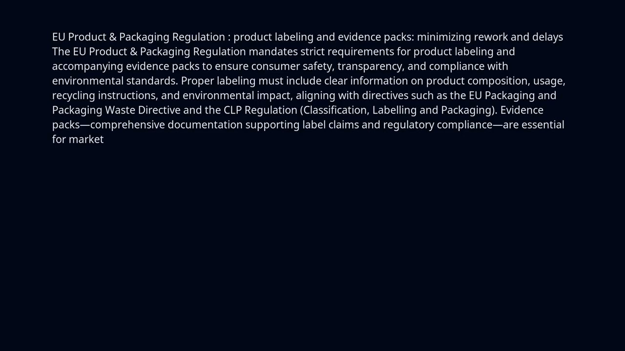 EID Carbon Border Briefing &ndash; 2026-02-02 &ndash; EU Product & Packaging Regulation : product labeling and&hellip;