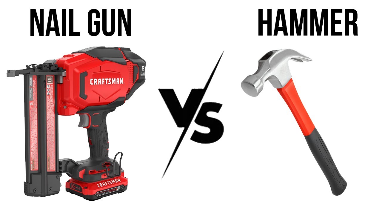 Nail Gun vs Hammer Which One Should You Get?