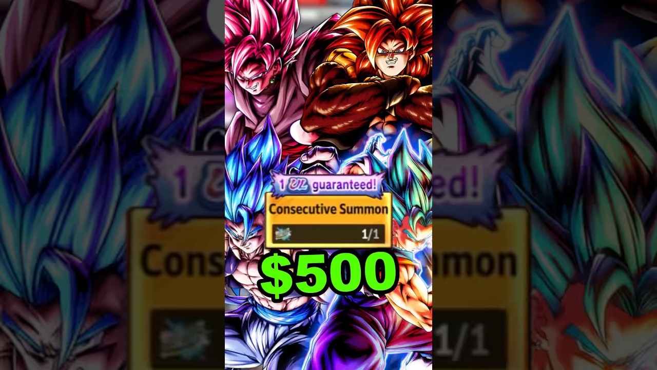 INSANE GUARANTEED ULTRA SUMMONS!!! | #dblegends #dbl #dragonballlegends #dblshorts