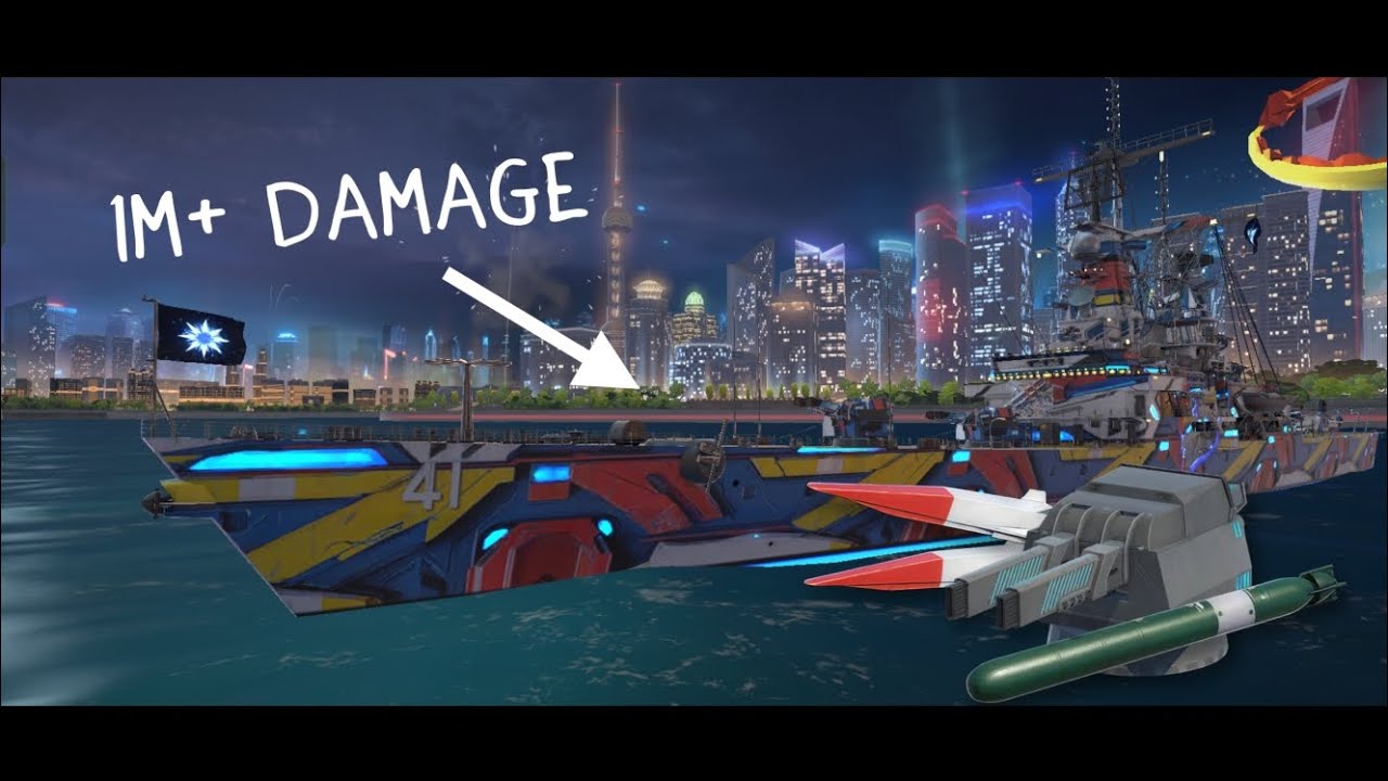 1M+ Damage w/ USS Arkansas | Modern Warships