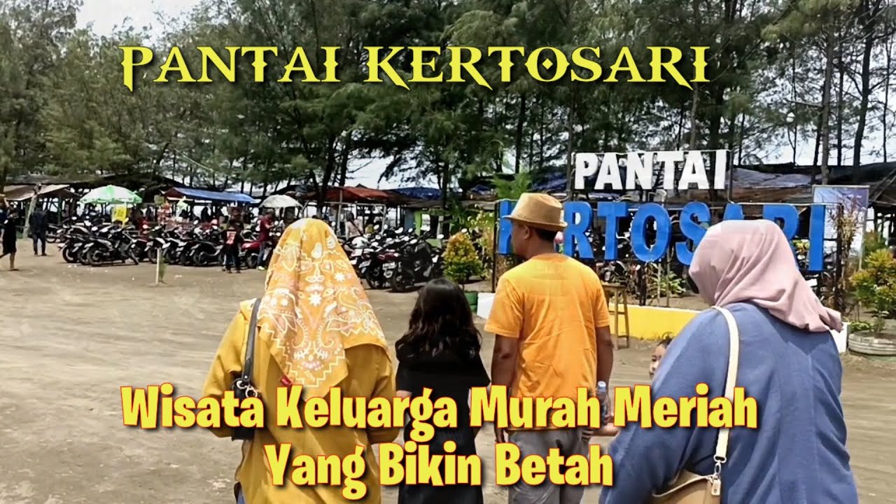 Jalan ke Pantai Kertosari Ulujami Pemalang II Pantainya Masih Asri