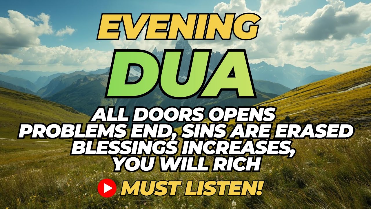 Evening Azkar & Dua أذكار المساء 🌙 Powerful Night Dhikr for Protection & Inner Calm