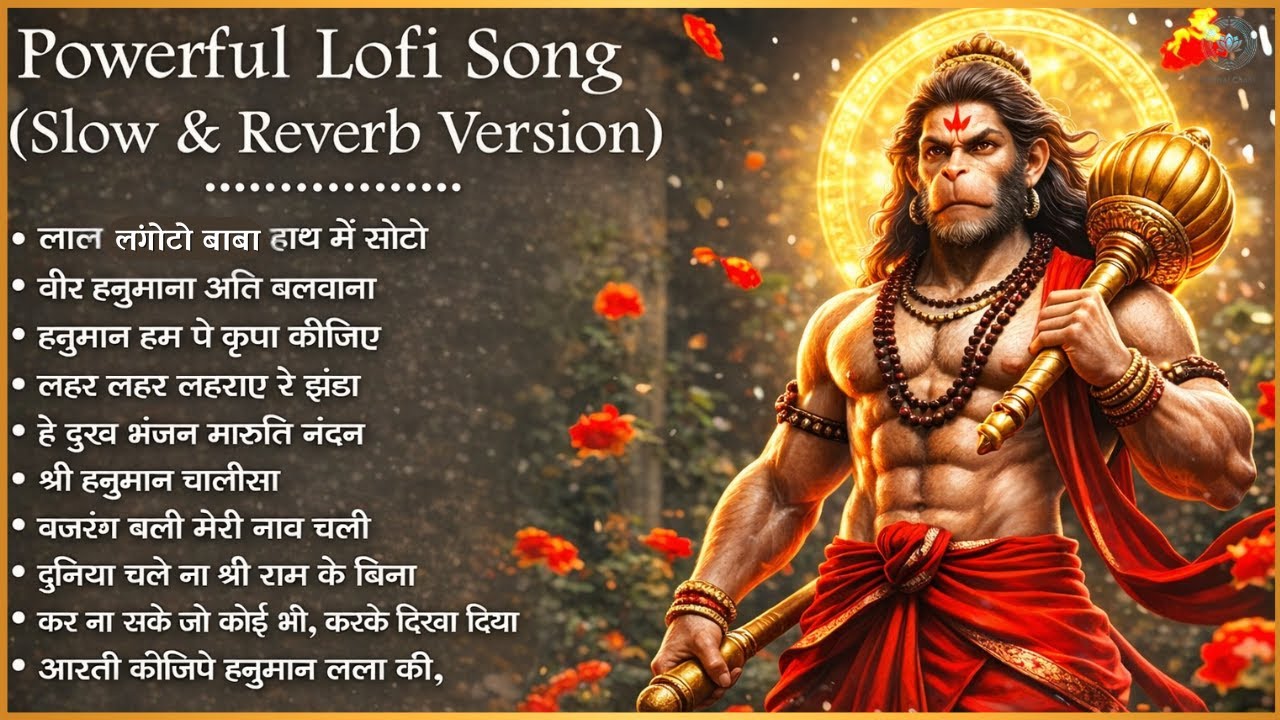 Nonstop 10 हनुमान Lofi Bhajans | Slowed Reverb For Peace & Relaxation | 2026 Hanuman Mantra
