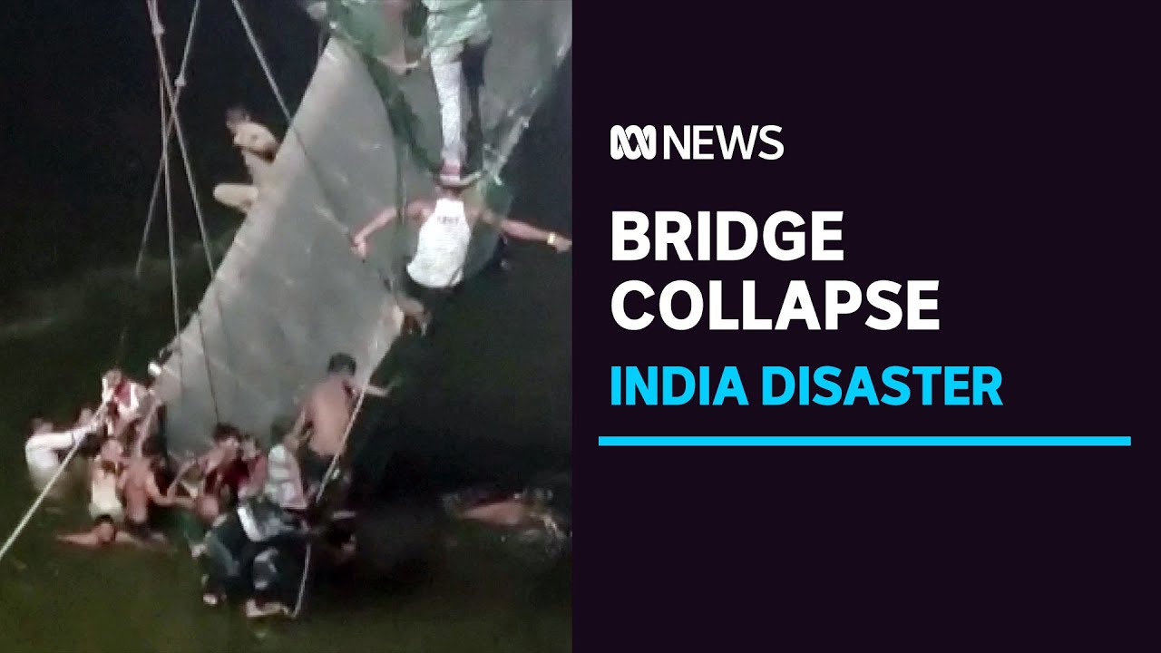 Bridge collapses in India killing at least 132 people and injuring dozens more | ABC News