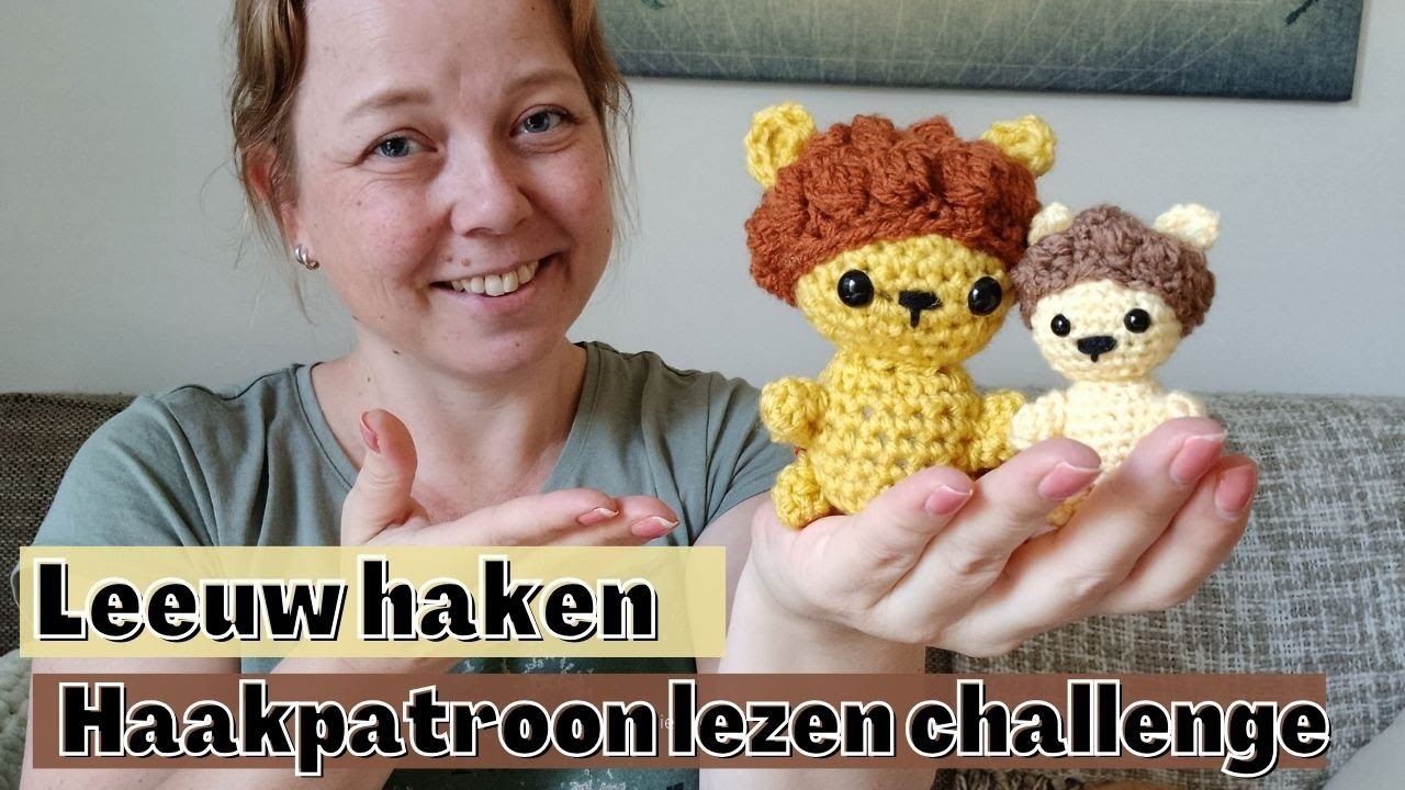 Een leeuwtje haken voor mijn zoon | Haakpatronen lezen challenge