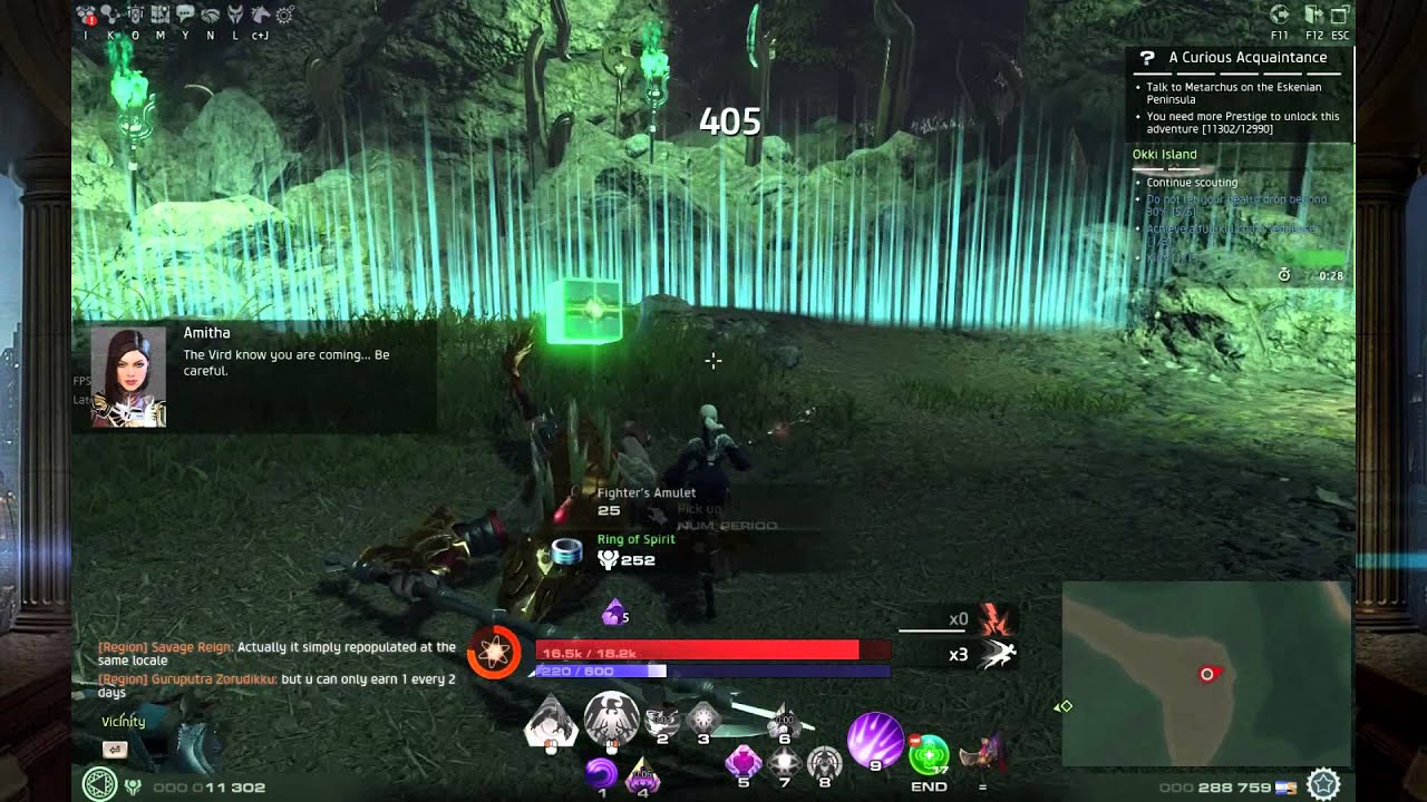 Skyforge Witch gameplay 3 skull Okki Island