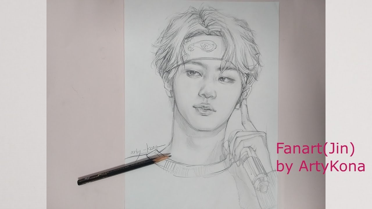 Fanart (Sketch) - BTS Jin (방탄소년단 석진)