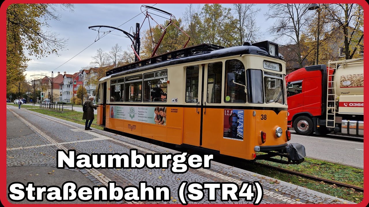 Die Naumburger Straßenbahn: STR4 Hauptbahnhof-Salztor