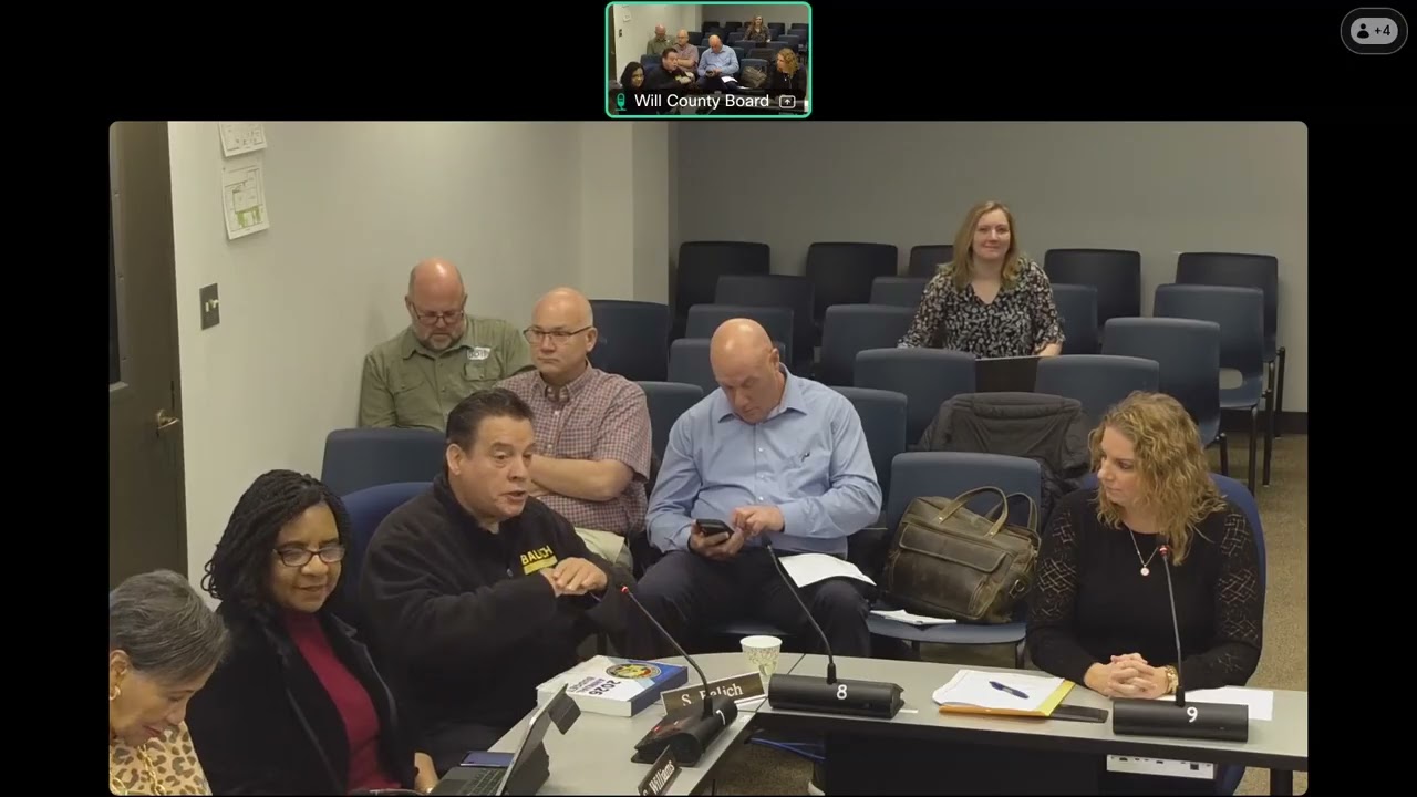 Will County Public Works & Transportation Committee Meeting January 6, 2026