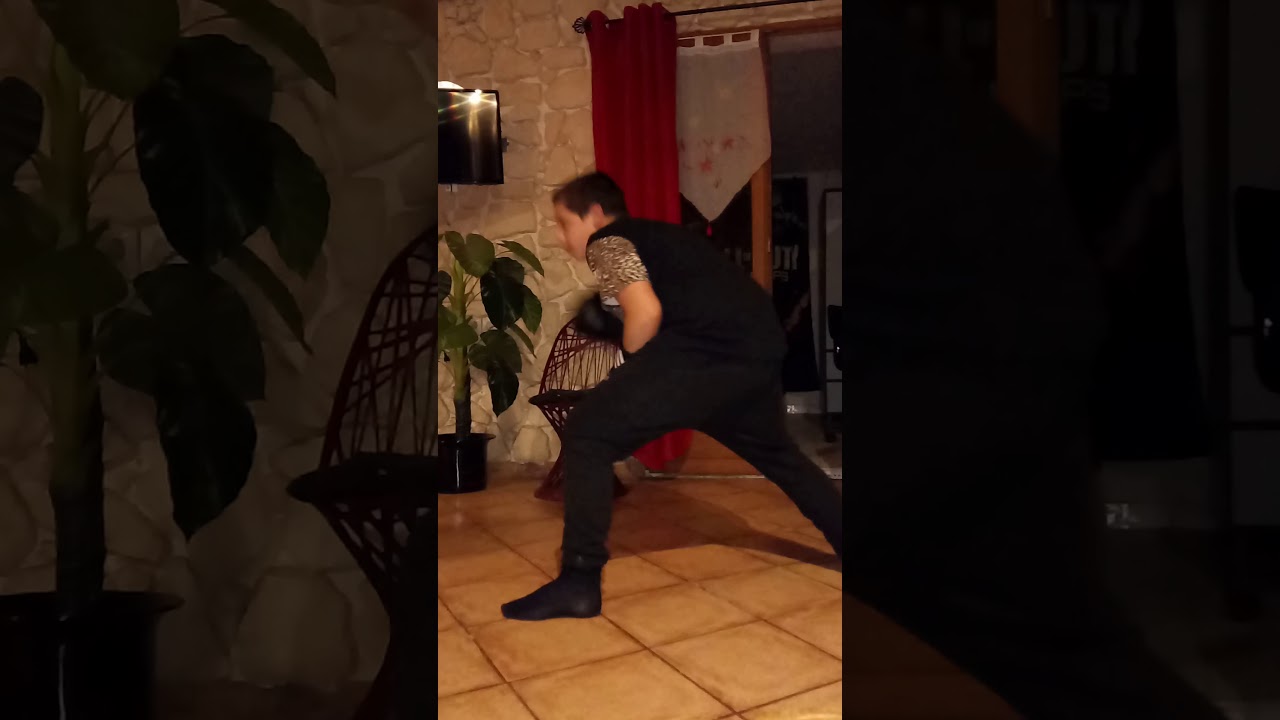 Je fais une vidéo de boxe