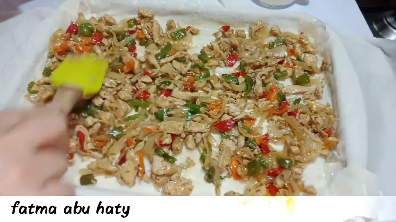 الجلاش بحشوة الفراخ والجبن  😋👍سهلة خالص والطعم لذيييييذ  😉👍من مطبخي#فاطمه_ابو_حاتي#مامي_شيف