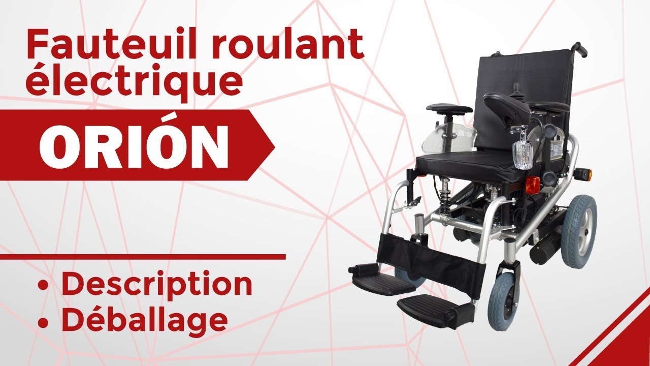 Unboxing fauteuil roulant électrique Orión | FR