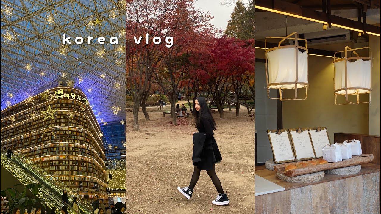 [korea vlog] autumn in seoul 🍁 exploring seongsu, shopping in hongdae, what i eat in korea