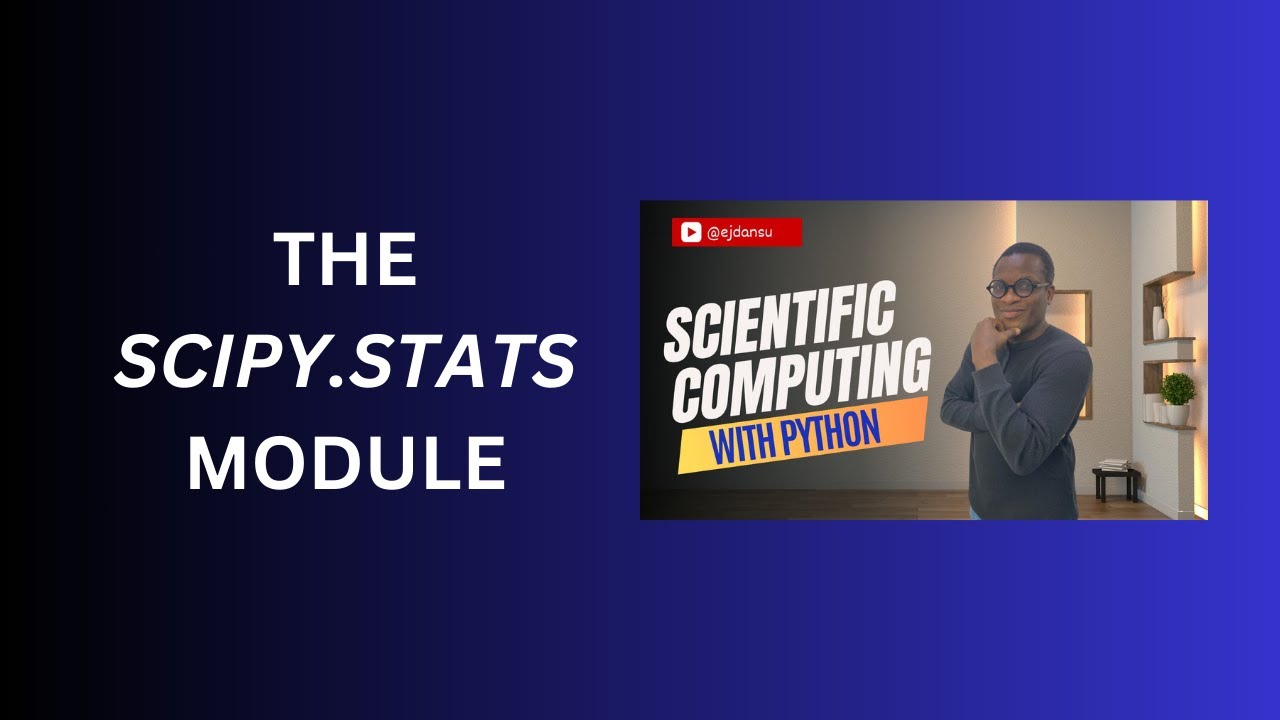 16. The SciPy.Stats Module