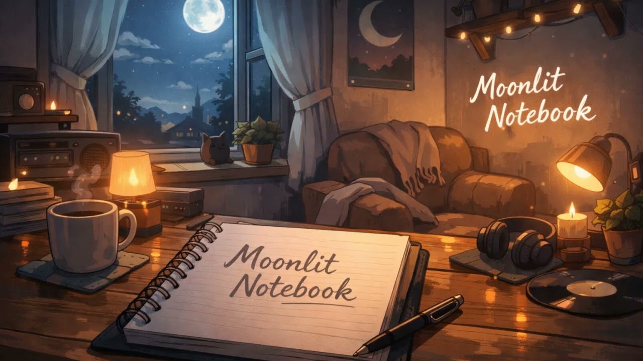 Rain on the Window Frame - Moonlit Lofi Mix