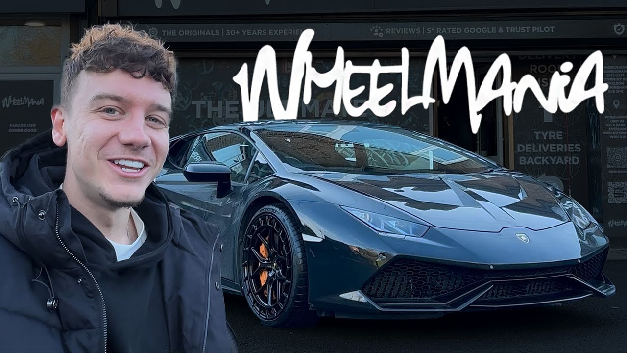MATT JONES HAS HIS CUSTOM DESIGNED WHEELS FITTED ON HIS LAMBORGHINI HURACAN