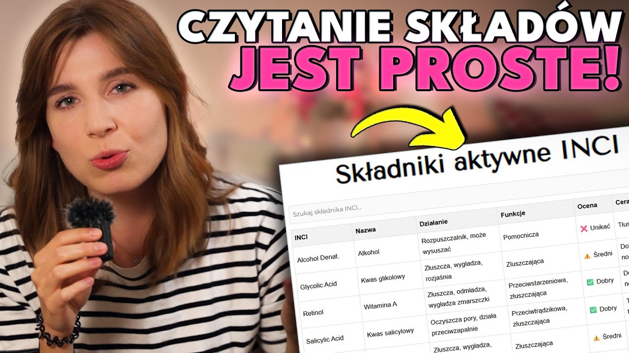 Jak Czytać Składy Kosmetyk&oacute;w? + DARMOWA Wyszukiwarka INCI