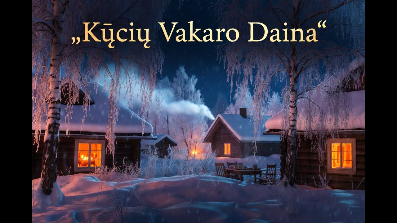 Kūčių Vakaro Daina ❄️✨ Lietuvi&scaron;ka &Scaron;ventinė Baladė | Linksmas Kaimietis 2025