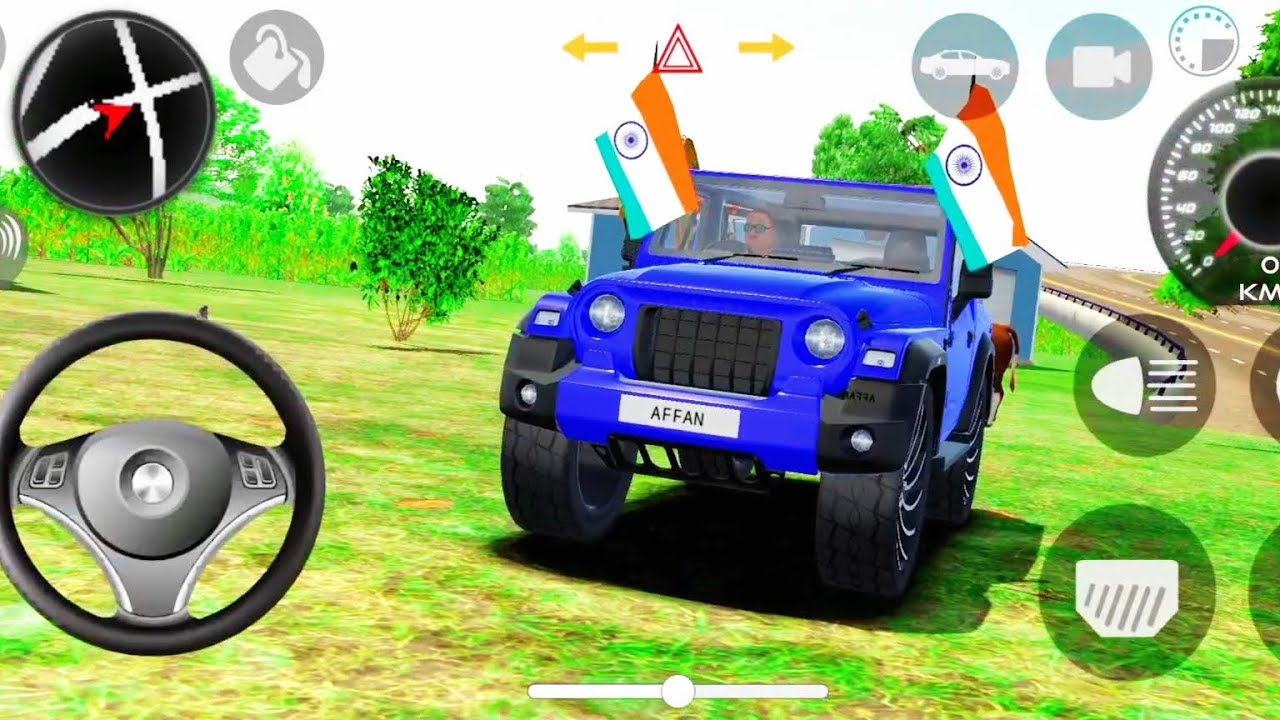 Modified Mahindra Thar 👿 indian games:gadi Wala game 🎮 indian Android 2025