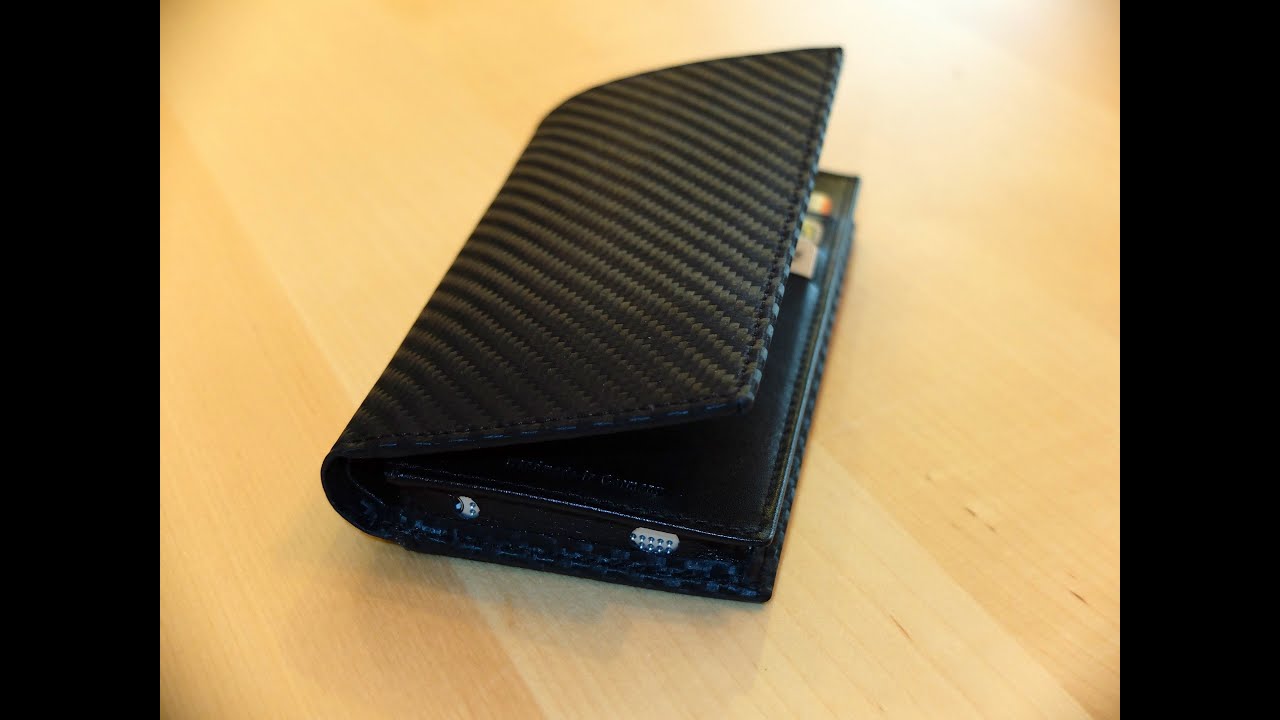 LUCA Handmade Carbon Fiber iPhone 5 Wallet