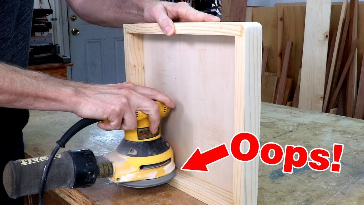 Don't make these 5 mistakes with a random orbit sander.