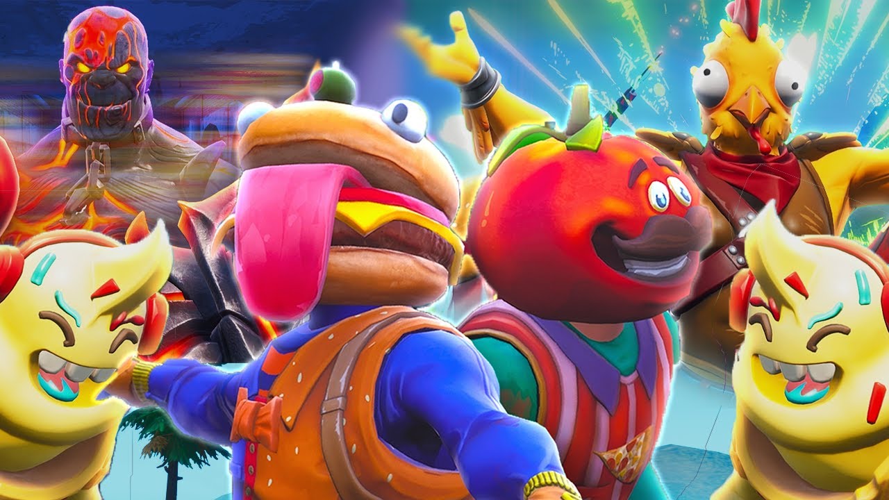 DESTRUCTION of Durr Burger and Tomatohead *Complete Series 2* - Fortnite Film