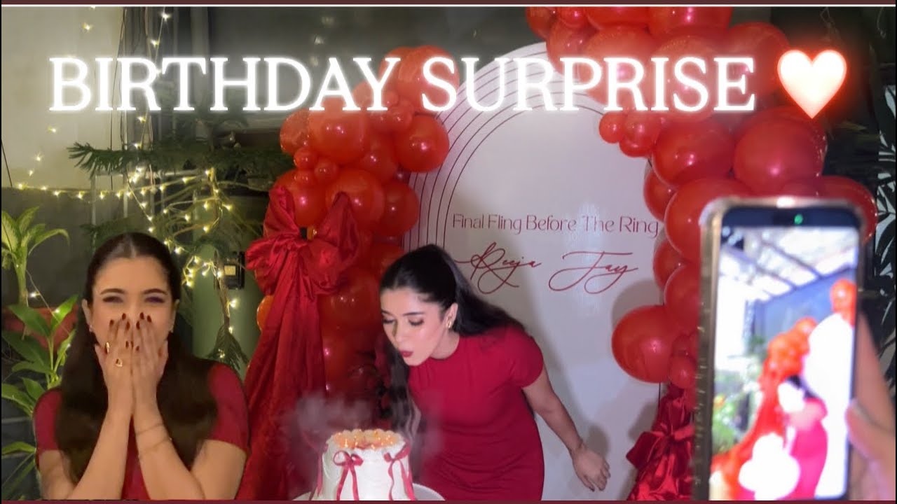 Family birthday surprise 🙈
