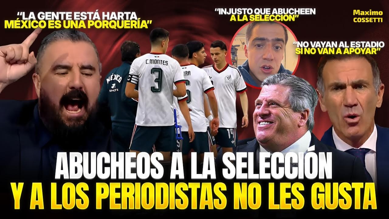 LA AFICI&Oacute;N MEXICANA EST&Aacute; HARTA Y ABUCHEAN A M&Eacute;XICO, PERO A PACO Y A LOS DE TELEVISA NO LES GUSTA