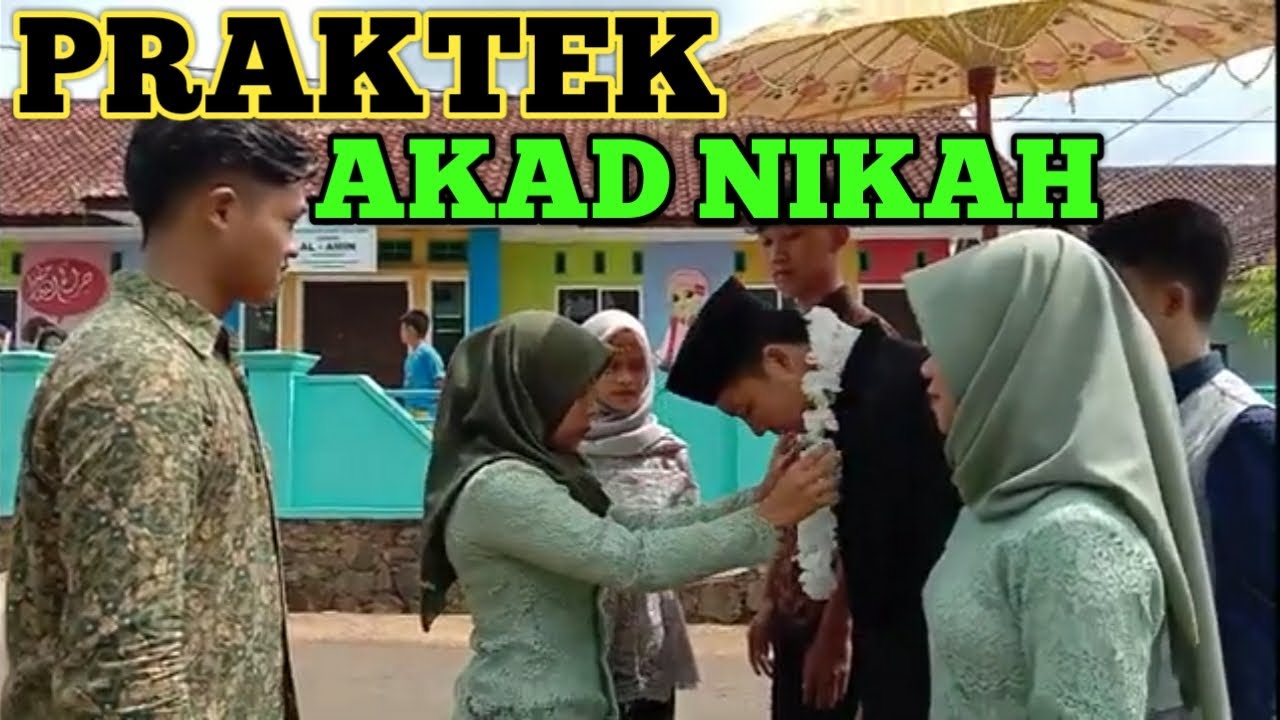 Siswa ini Nikah disekolah (Praktek Akad Nikah SMA Serba Bakti Suryalaya)