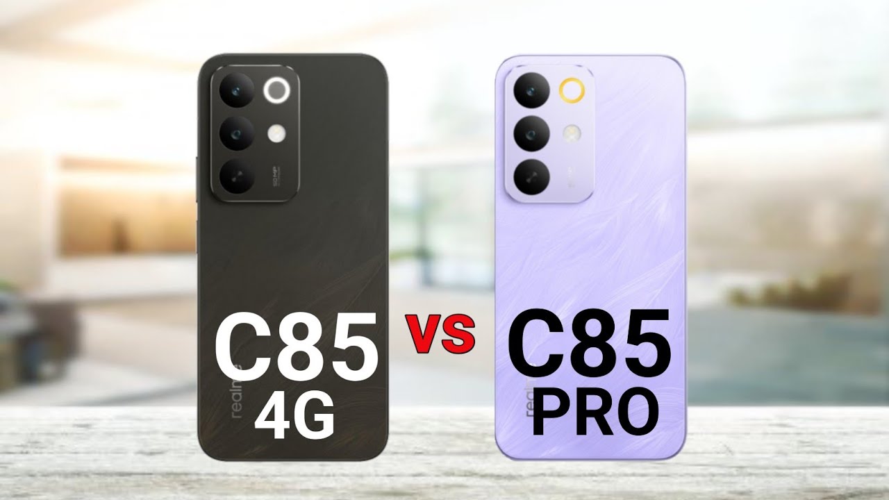 Realme C85 4G vs Realme C85 Pro