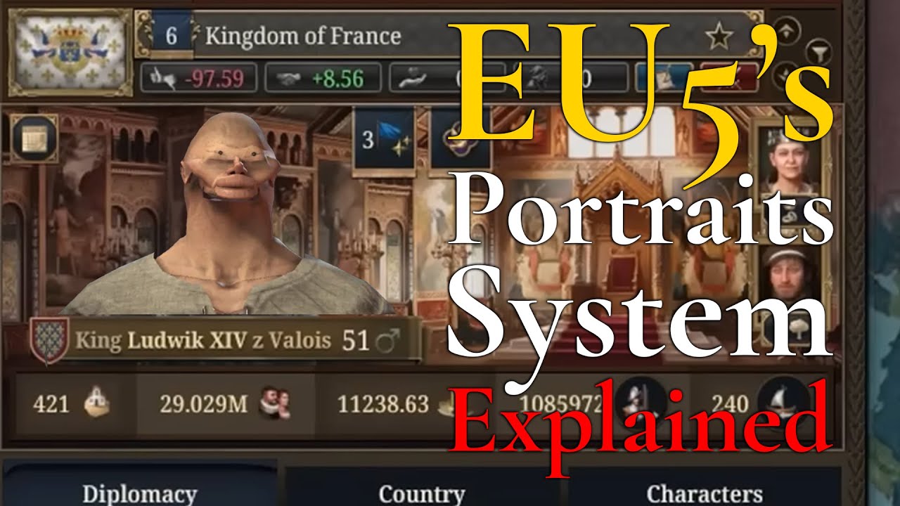 Europa Universalis 5's Portrait System Explained!