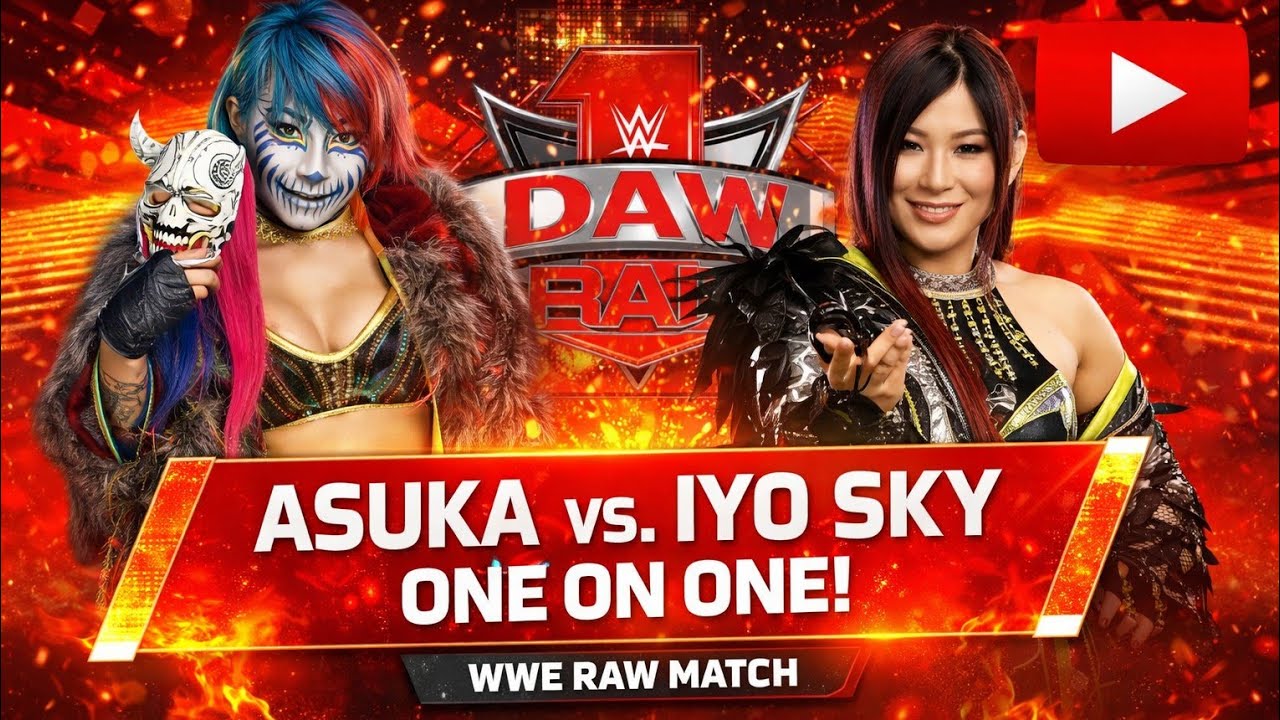 ASUKA vs IYO SKY – ONE ON ONE RAW MATCH 🔥#Asuka#IyoSky#WWERAW#WWEWomen#WWE2K25#Sk100Gamer