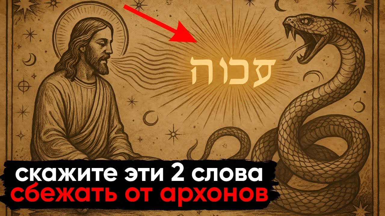 Иисус научил двум словам, которые помогут избежать ловушек архонтов (скажите это сегодня).