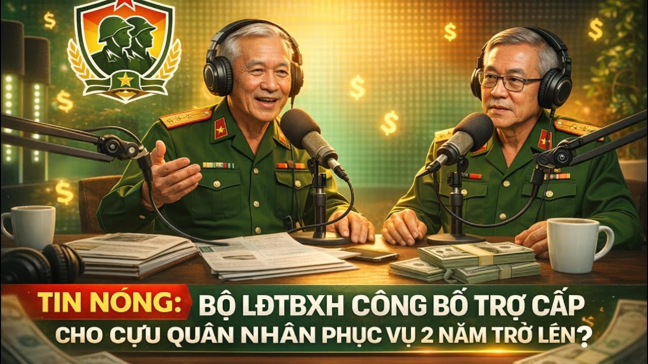 TIN NÓNG: Bộ LĐTBXH Công Bố Trợ Cấp Cho Cựu Quân Nhân Phục Vụ 2 Năm Trở Lên?