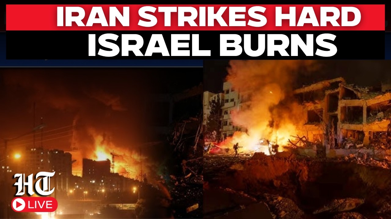Iran Israel LIVE | Iran Launches Wave 94 Missile Barrage | Iran Targets Tel Aviv, Dimona In Strike